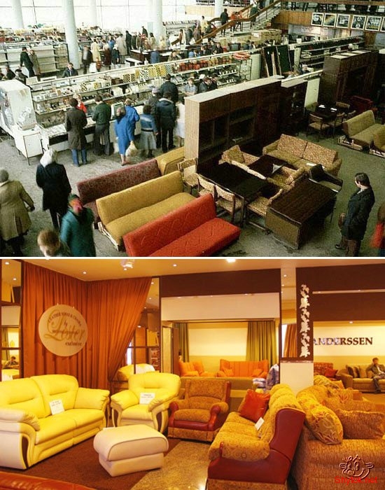 Эволюция магазинов за 20 лет. Фото.