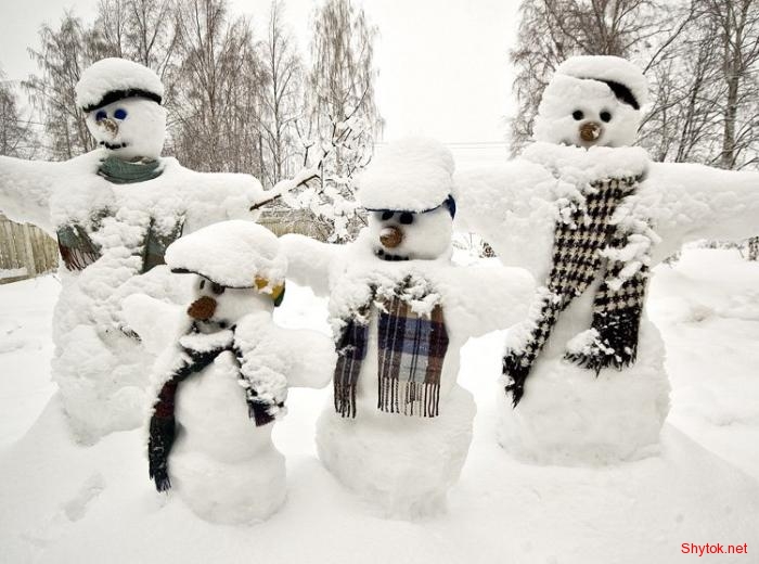 Много снеговиков, photo:1