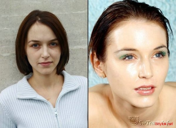 Искусство макияжа - до и после (21 фото)